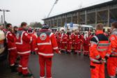 Sanitätsdienst Foto: Sanitätsdienst beim Fussballspiel